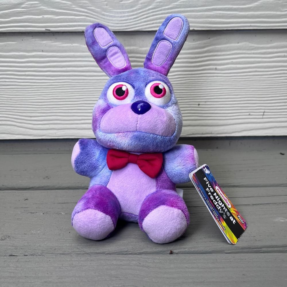 Funko Bonnie Plush Toy Unisex OS Purple New Tie Dye FNAF Collectible Plushies